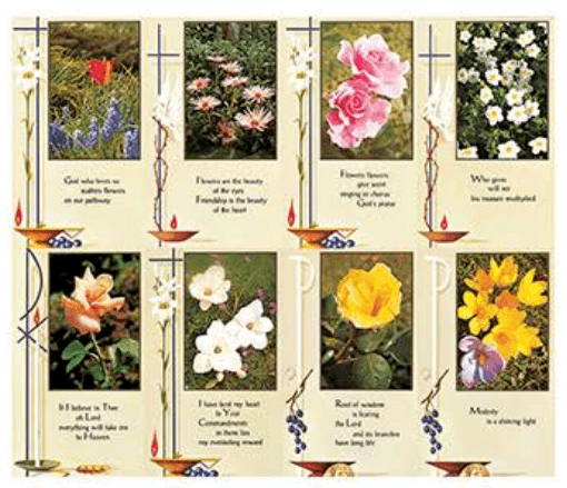 Flower Prayer Cards